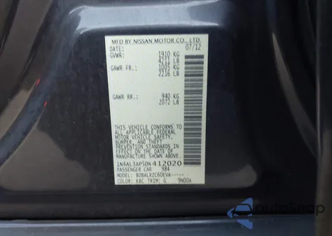 2013 Nissan Altima 2.5 S from USA, damaged, VIN 1N4AL3AP5DN412020